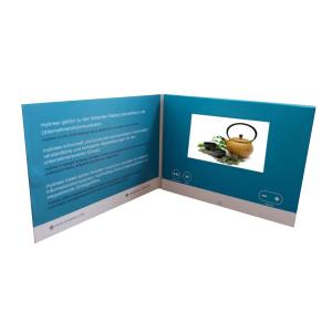 Quality Fully customizable video book brochure 4.3inch screen A5 landscape video brochure card for business marketing and event for sale