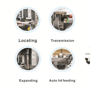 Full Automatic 1-5L Small Rectangular Square Can Body Production Line Making