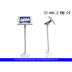 Security Ipad Kiosk Enclosure Rotatable Bracket , Triangle Base