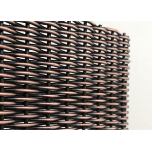Antique 6mm Architectural Woven Metal Mesh Copper Ss Decorative For Wall