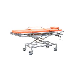 Non Magnetic Adjustable Hegiht MRI Safe Stretcher With Wheels