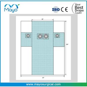 SuperSorb Reinforcement Surgical Angiography Drape With 4 Holes
