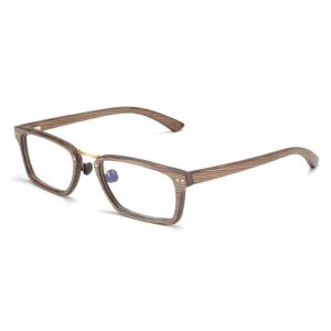 OBE Hinge Classical Wood Square Optical Glasses FSC