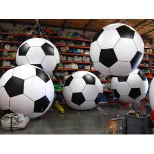 Soccer Shape Giant Advertising Inflatable Helium Balloon With Full Printing