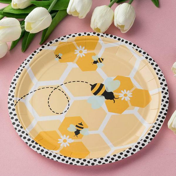 FDA Party Kids Favor Pancake Baby Shower Paper Plates And Cups