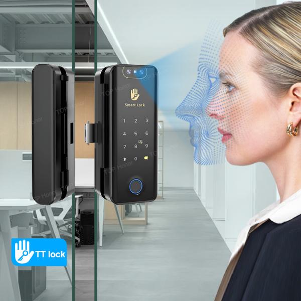 Buy Dc 12v / 24v Power Supply Smart Glass Door Lock For Iron Door Types at wholesale prices