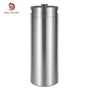 18/8 Stainless Steel Countertop 10 Litre Beer Keg With Rim Handle