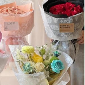 OPP Bouquet Wrapping Paper Matte / Nosa Transparent Flower Packaging Material