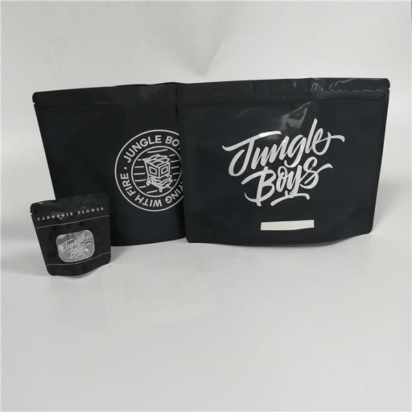 Weed Bags Stand Up Pouch Jungle Boys One Pound Clear Front For Tobacco Leaf Powder