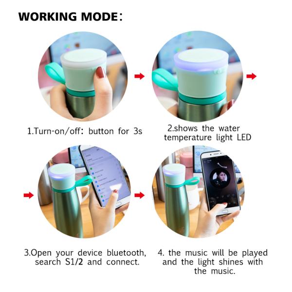 Etsy Best selling products Waterproof Speaker Music Tumbler,Innovation Smart Speaker Tumbler