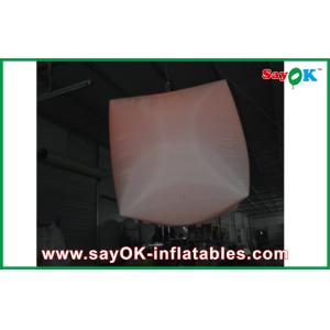 Square Hanging Inflatable LED Light Stylish Customized For Club