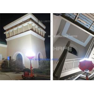 Polysilk Material LED balloon Lights / Asphalt Pavement Balloon Lighting