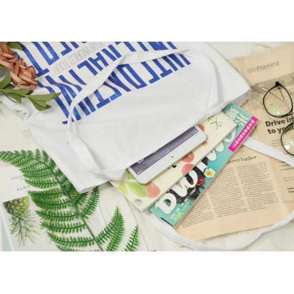 Simple Alphabet Canvas Bag , School Girl Recyclable Canvas Bag