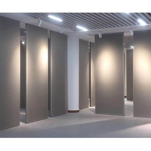 MDF Board Room Divider Movable Wall Systems 22KG/M2 Collapsible
