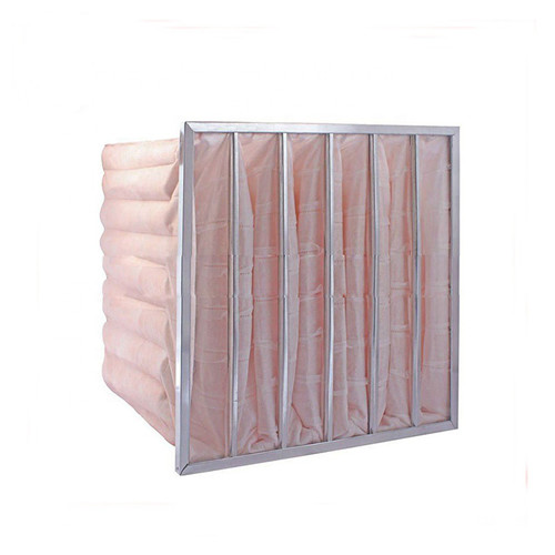 Buy Synthetic Bag Hepa Dust Filter Medium Efficiency Portable For AHU Systems at wholesale prices