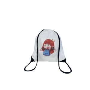 Sublimation Non woven Drawstring Bag Custom Drawstring Backpacks