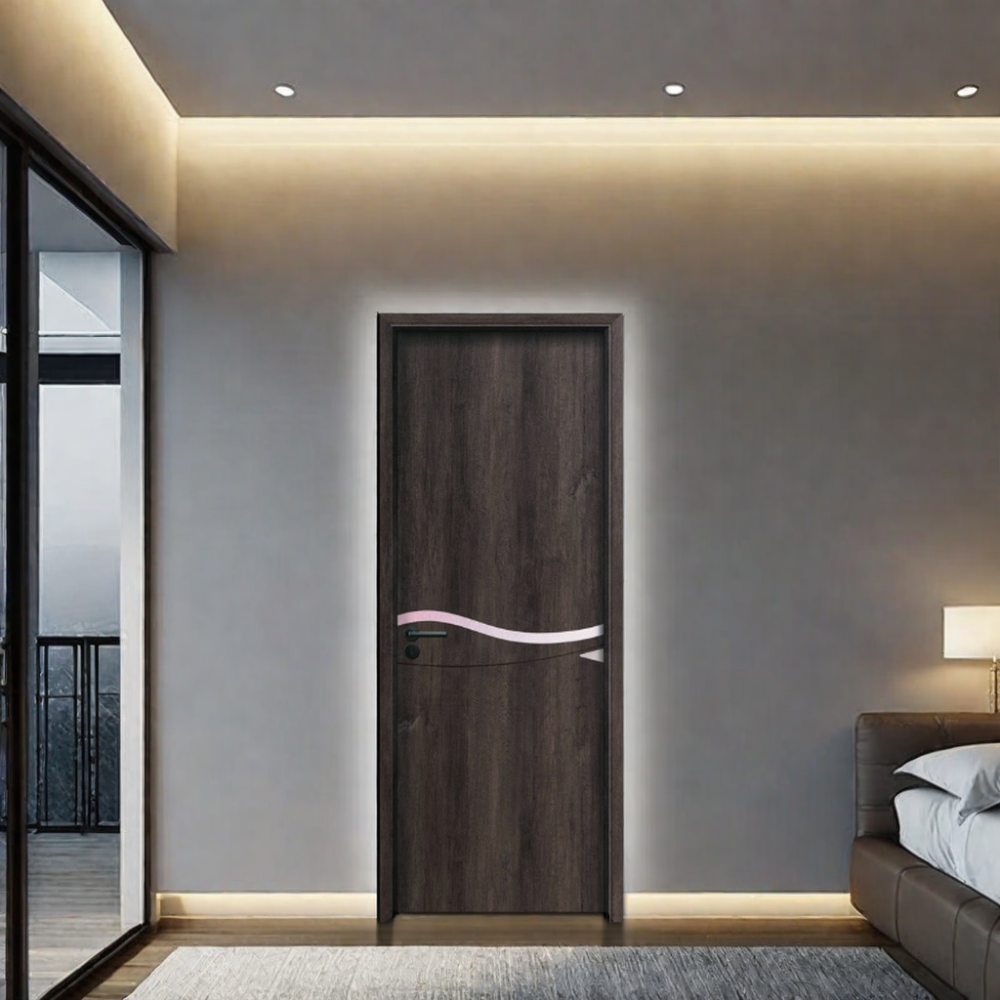 Customizable WPC Hollow Door with High Durability and Long Service Life for