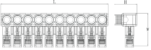 Low Voltage Separable Connectors Waterproof EPDM 600V Resistance to UV