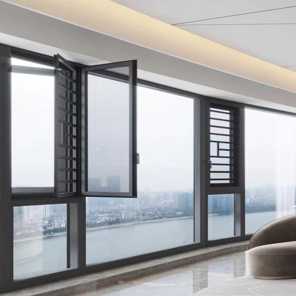 Heat Insulation 6063-T5 Aluminum Windows And Doors 2.0mm