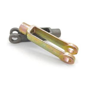 High Precision Carbon Steel Drop Forged Clevis Threaded Yoke Ends for Custom