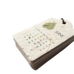 Handmade Recycled Embedded Seed Paper Eco Friendly Wood Free