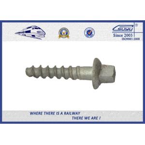 Railroad Sleeper Galvanized Screws with Plain / Zinc / HDG / Wax Surface