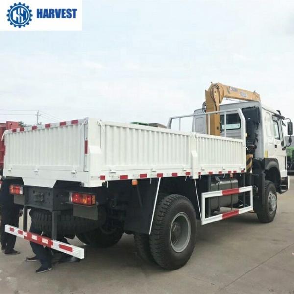 Buy 4t Lifting Capacity Sinotruk LHD 4x4 All Wheel Drive 266hp Truck Mounted Crane at wholesale prices