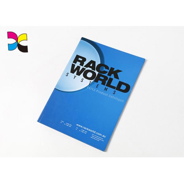 250m Gloss Art Paper Cover Commercial Magazine Printing With Sadle Stitching Binding