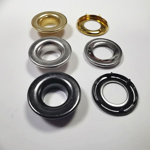 Factory Wholesale Thickened High Quality Brass Metal Eyelet With Prong Tent Canvas Clothing Eyelet