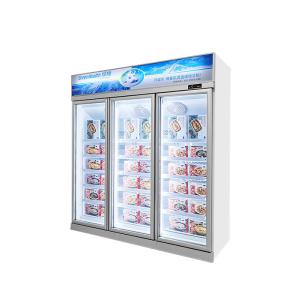 5 Adjustable Shelf R134 Vertical Display Freezer Commercial Upright Fridge