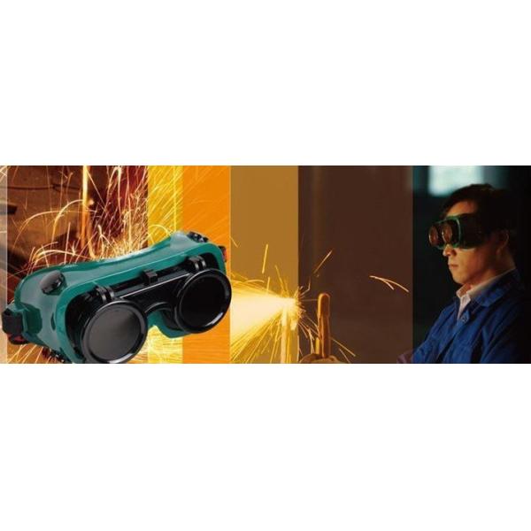 ANSI Z87 Auto darkening electric welding goggles , black welding glass