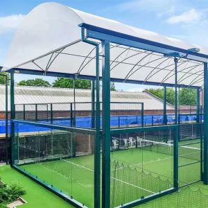 Storm-Resistant Retractable Padel Canopy System