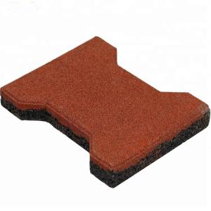 Safety EPDM Rubber Floor Mat Dog Bone Paver Tiles