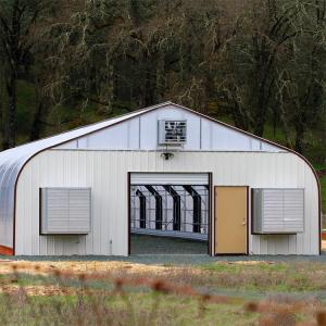 Agricultural Tunnel Fully Automated Light Deprivation Greenhouse Single-span
