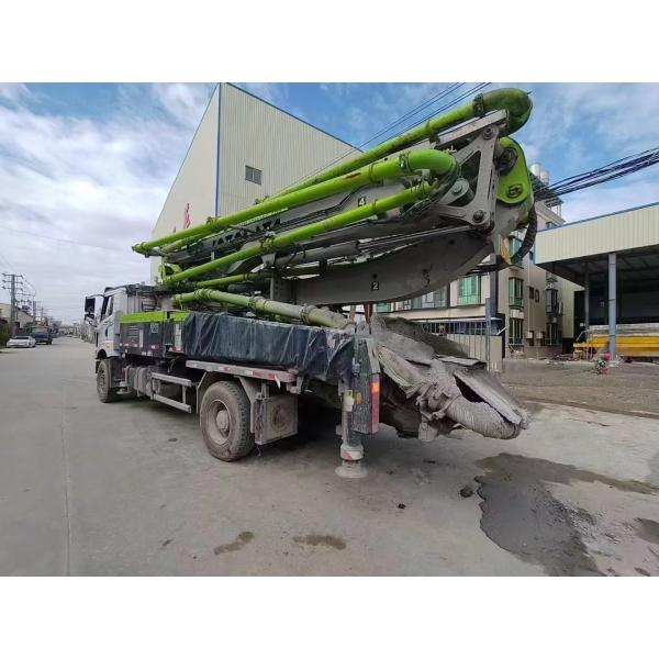 2023 Zoomlion Concrete Pump Truck 38 Meters Installed FAW Jiefang Chassis For Sale