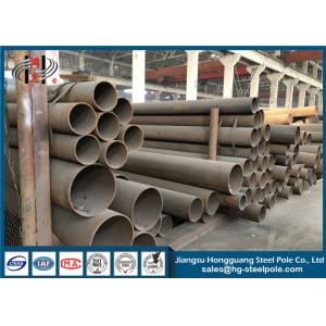 China Power Transmission Line Electric Steel Tubular Pole Galvanized Steel Pole on sale