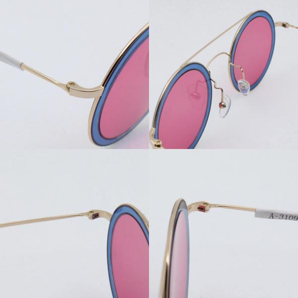 Retro Style Round Sunglasses Metal Circle nylon lens Sunglasses for Women with UV 400 protection New in 2019
