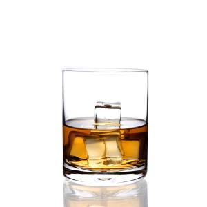 276ml Round Glass Highball Tumblers , Heavy Base Whisky Glass Whisky Customized