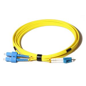 LC UPC To LC UPC Patch Cord 9/125um Singlemode Duplex LSZH Patch Cord 3.0mm