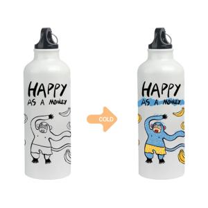 500ml Color Change Aluminum Water Bottles With Logo For Kids