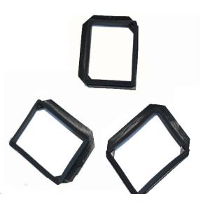 Sealing Custom Silicone Gaskets Die Cutting Processed Adhesive Backings