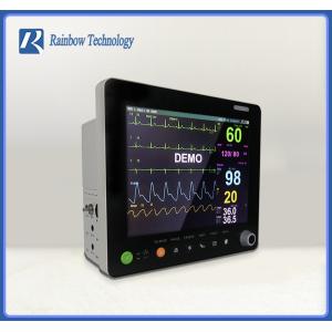 Touch Screen Multi Parameter Patient Monitor With ECG HR PR SPO2 NIBP RESP TEMP