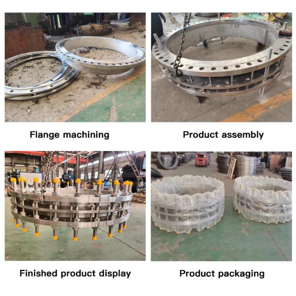 304 316L Stainless Steel Detachable Double Dismantling Flange Force Transmission Joint Half Wire Limited Expansion Joint