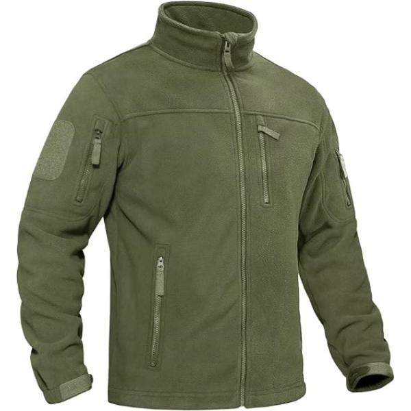 Buy Double Zipper Military Fleece Tactical Jacket Breathable Sustainable at wholesale prices