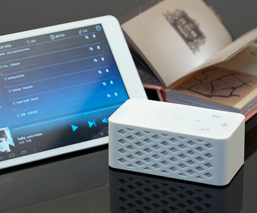 Buy cheap box shape two channels home Bluetooth speaker at wholesale prices