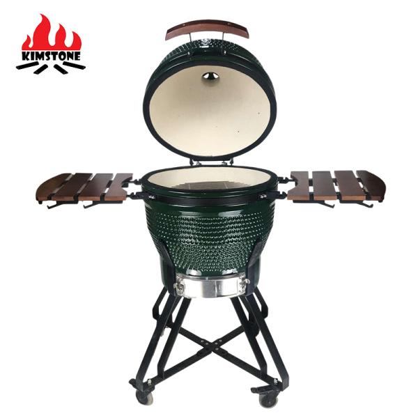 KIMSTONE Kamado Barbecue 21 Inch De Table for Garden Stone Tandoor Komoto Grill Parrilla weber Rvs Gift