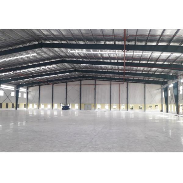 Q345b Prefabricated Steel Structures Warehouse / Workshop Pre Engineering