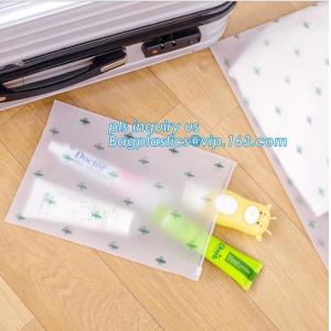 clear simple style pvc slider zipper bag,clear transparent pvc vinyl zipper bag