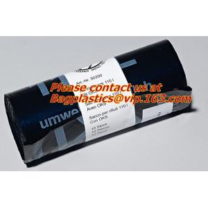 Hazardous Waste Plastic Bag Printed Asbestos Garbage Bag Biodegradable Garbage