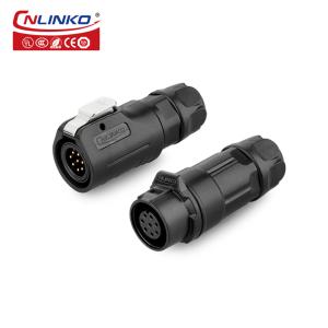 Factory IP68 Circular Female Male M12 8 Pin Front Panel Mount Circular